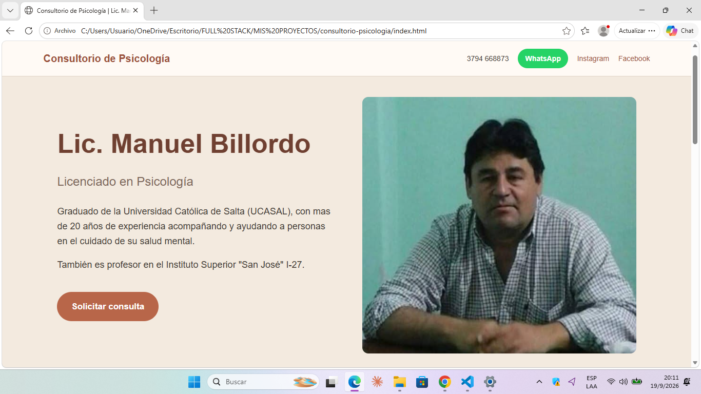 Consultorio Psicología